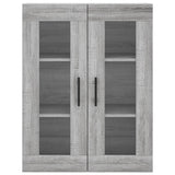 Highboard Grey Sonoma 69.5x34x180 cm Engineered Wood 3198559