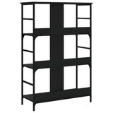 Bookshelf Black 78.5x33x117.5 cm Engineered Wood 835249