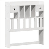 Bed Frame without Mattress White 90x200 cm Solid Wood Pine 3308853