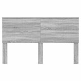 Headboard with Headboard Grey Sonoma 160 cm Engineered wood 887743