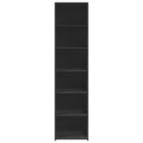 Highboard Black 45x41x185 cm Engineered Wood 3281674