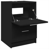 Sink Cabinet Black 40x37x59 cm Engineered Wood 848102