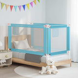 Toddler Safety Bed Rail Blue 150x25 cm Fabric 10211