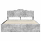 Bed Frame with Headboard Concerte 180 x 200 cm Solid Pine Wood 3413275