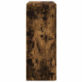 TV Wall Cabinet Smoked Oak 59.5 x 31 x 80 cm Engineered Wood 892364