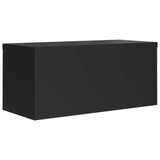 ZNTS File Cabinet Black 90x40x40 cm Steel 339718