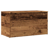 Storage Chest Old Wood 84x42x46 cm Engineered Wood 856568