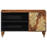 TV Cabinet Honey Brown 80 x 33 x 46 cm Solid Mango Wood 4018751