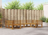 Outdoor Sofa Set 6 pcs Natural Solid Acacia Wood 3366867
