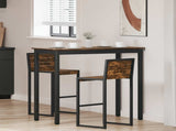Standing Bar Table Engineered Wood 892688