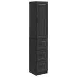 Cabinet Set 2 pcs Black 33 x 34.5 x 87 cm Engineered Wood 3416971