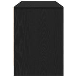 TV Cabinet 102 x 37.5 x 52.5 cm Black Oak Engineered Wood 862707