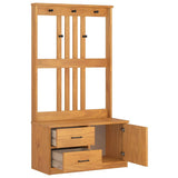 Hall Tree SANDNES 87x40x159.5cm Solid Wood Pine 4010493