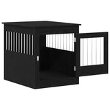 Dog Crate Furniture Black Oak 64.5x80x71 cm Engineered Wood 862177