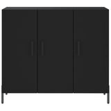 Sideboard Black 90x34x80 cm Engineered Wood 828117