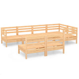 7 Piece Garden Lounge Set Solid Pinewood 3082747