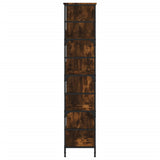 Bookshelf Smoked Oak 78.5x33x153 cm Engineered Wood 835256