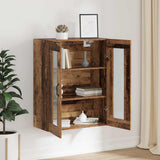 Storage Cabinet Wall-mounted Old Wood 69.5 x 34 x 90 cm 879465