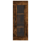 Highboard Smoked Oak 34.5x34x180 cm Engineered Wood 3199262