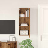 TV Wall Cabinet Old Wood 40.5 x 30 x 102 cm Engineered Wood 882939