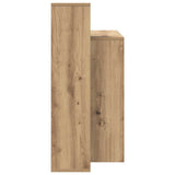 Desk with Shelf Artisan Oak 100 x 40 x 90 cm Engineered Wood 869321