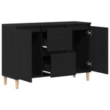 Sideboard with Drawer Black 102 x 35 x 60 cm Engineered wood 862044