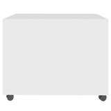 Coffee Table White 55x55x40 cm Engineered Wood 810926