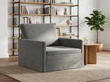 Armchair Dark Grey 70 x 81 x 82 cm Velvet 42041022