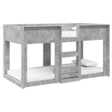 Bunk Bed for Kids Concrete Grey 90 x 200 cm Engineered Wood 3410414