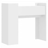 ZNTS Console Table White 100x35x90 cm Engineered Wood 848465