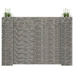 H-Shaped Gabion Planter Steel Wire 260x40x180 cm 145664
