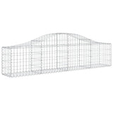 Arched Gabion Baskets 11 pcs 200x30x40/60 cm Galvanised Iron 3145376
