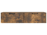 Wall-Mounted TV Cabinet Wall-mounted Smoked Oak 98 x 31 x 30 cm 898730
