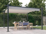 Garden Gazebo with Retractable Roof 3x3 m Cream 318534