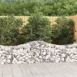 Arched Gabion Basket 200x50x60/80 cm Galvanised Iron 153393