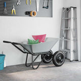 Wheelbarrow Tray Replacement Silver 88 x 60 x 32 cm Steel 42007976