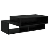 Coffee Table Black Oak 105 x 50 x 32.5 cm Engineered Wood 8000205