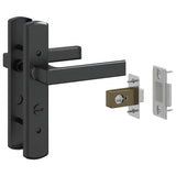 Glass Door Striped Black 102.5 x 3.5 x 201.5 cm Aluminium 42012456