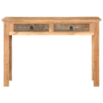 ZNTS Desk 110x50x75 cm Solid Reclaimed Wood 320385