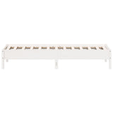 Bed Frame without Mattress White 90x200 cm Solid Wood Pine 842711