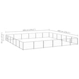 Dog Kennel Silver 36 m Steel 3082174
