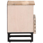 Bedside Cabinets 2 pcs 40x33x46 cm Solid Wood Bleached Mango 377473