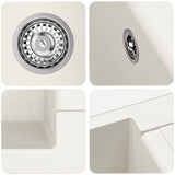 Sink White 620 x 500 mm 80% Quartz and 20% Resin 42028399