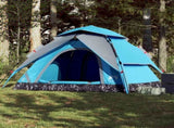 Camping Tent Dome 5-Person Blue Quick Release 4004186