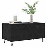 Coffee Table Black oak 90 x 44.5 x 45 cm Engineered wood 879617