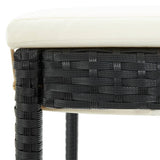 Garden Bar Set Black Solid Acacia Wood Standard Tough 3295296