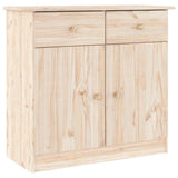 Highboard "ALTA" 77x35x165 cm Solid Wood Pine 3187773