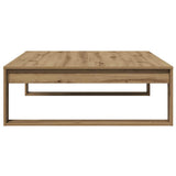 Coffee Table Artisan Oak 100x100x35 cm Engineered Wood 856691