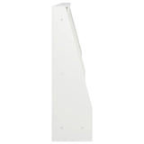 Retaining Wall 6 pcs 60 x 12 x 40 cm Steel White 3449164