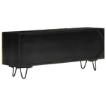 TV Cabinet 110x30x45 cm Solid Wood Mango 351625